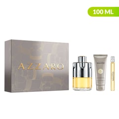 AZZARO - Wanted Edt 100 Ml + Hair&body Shampoo 75 Ml + Edt 10 Ml