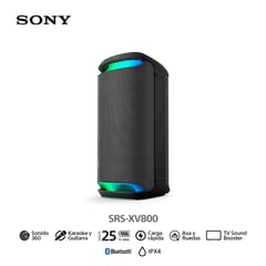 SONY - Parlante Bluetooth SRS-XV800 para fiestas Mega Bass