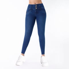 KANSAS - Pantalón Jean Skinny Mujer