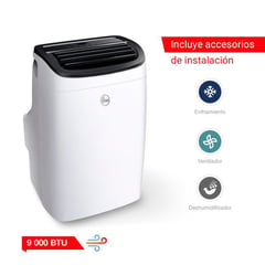 RHEEM - Aire Acondicionado Portátil 9k Btu