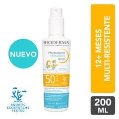 BIODERMA - Fotoprotector Niños Photoderm Pediatrics Spray Spf50+