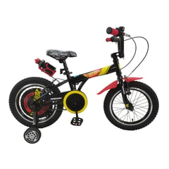 MONARK - Bicicleta Hotwheels Flames Aro 16 Negro