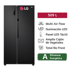 LG - Refrigeradora GS51MPD 509L Multi Air Flow Side By Side