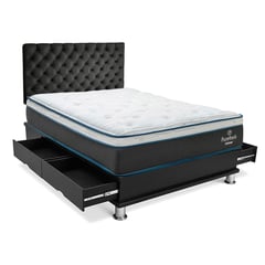 DRIMER - Dormitorio Con Cajones Pure Fresh Capitone King