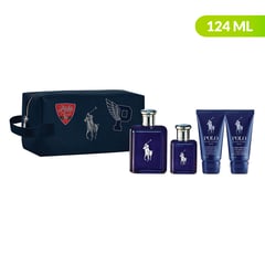 RALPH LAUREN - Polo Blue Eau De Toilette 125 Ml + Polo Blue Eau De Toilette 40 Ml + Loción De Afeitar Gel 50 Ml