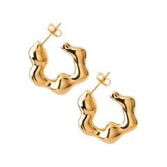 MAISHA - Aretes Venus Bañado En Oro De 24k