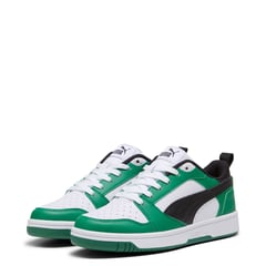 PUMA - Zapatillas Urbanas Niño Rebound V6 Lo Jr Verde