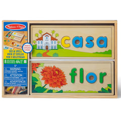 MELISSA & DOUG - Mira Y Deletrea 64 Letras