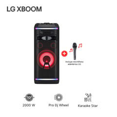 LG - Torre de sonido XBOOM OK99M 2000W Bluetooth Karaoke Star