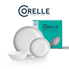 CORELLE - Set Vajilla 3 Piezas Mystic Gray