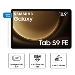 SAMSUNG - Galaxy Tab S9 Fe Silver 6+128gb