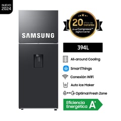 SAMSUNG - Refrigeradora Top Mount 394Lt RT42DG6770B1PE Negro