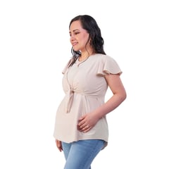 MOMMYLAND - Blusa Manga Corta De Lactancia Mujer