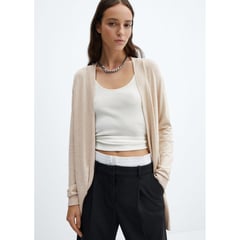 MANGO - Cardigan Casual Mujer