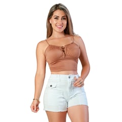 FORDAN JEANS - Short Algodón Mujer Ford