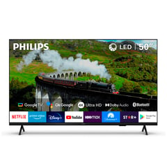 PHILIPS - Televisor 50" 4K UHD Google TV 50PUD7408