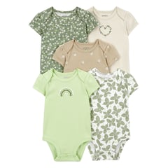 CARTER'S - Body Pack X5 Bebé Niña Carters