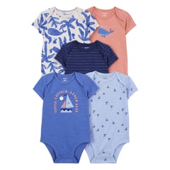 CARTER'S - Body Pack X5 Bebé Niño Carters