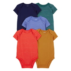 CARTER'S - Body Pack X5 Bebé Niño Carters