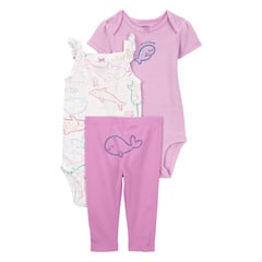 CARTER'S - Conjunto 3 Piezas Bebé Niña Carters