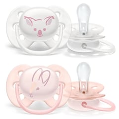 AVENT - Chupon Ultra Soft 0-6m X2 Niña