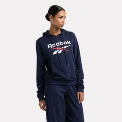 REEBOK - Polera Deportiva Manga Larga Mujer Id Big Logo