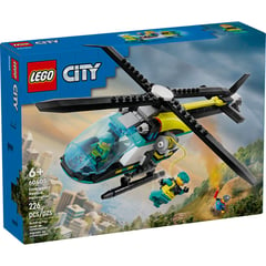 LEGO - Bloque Legos City Helicoptero De Rescate Para Emergencias