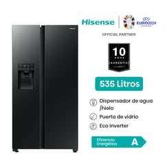 HISENSE - Refrigeradora 535L Side by Side inverter BCD-535W