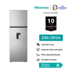 HISENSE - Refrigeradora 246L Top mount inverter RT319WL6B