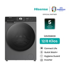 HISENSE - Lavaseca Carga Frontal 12/8kg Wd3s1243bt