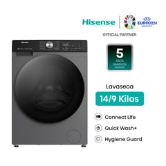 HISENSE - Lavaseca 14/9kg carga frontal WD3S1443BT C/WIFI