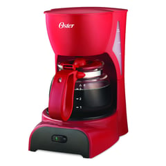 OSTER - Cafetera 4 Tazas Roja