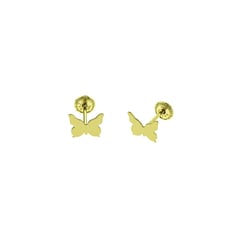 BALIQ - Arete Mariposa Oro 18k