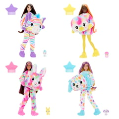 BARBIE - Cutie Reveal Muñeca Colores De Ensueño Sorpresa