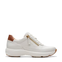 CLARKS - Zapatillas Urbanas Mujer Tivoli Zip Blanco