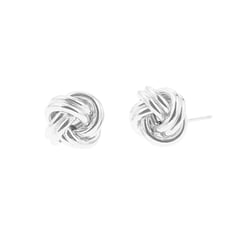 BALIQ - Aretes Knots Nudo017 Plata925 Mujer