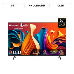 HISENSE - Televisor Qled 55 55q6n 4k Google Tv