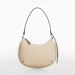 MANGO - Bolso Hombro Efecto Piel