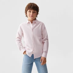 MANGO KIDS - Camisa Niño Algodón