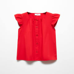 MANGO KIDS - Blusa Niña Algodón