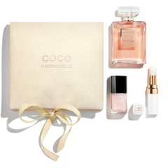 Coco Mademoiselle Set El Neceser Para Un Look Natural: Eau De Parfum 50 Ml, Rouge Coco Baume Dreamy White Y Le Vernis Ballerina