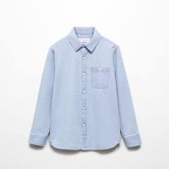 MANGO KIDS - Camisa Niño Algodón