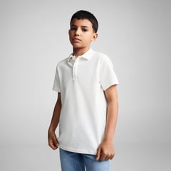 MANGO KIDS - Polo Niño Manga Corta Algodón