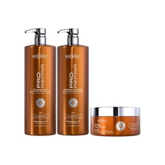 RADIANT - Set de Tratamiento Para Cabello Maltratado Pro Repair 1 Litro Professional