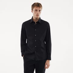 MANGO - Camisa Algodón Hombre Fácil Planchado