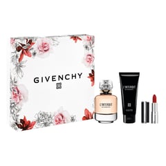 GIVENCHY - Set L'interdit Eau De Parfum 80 Ml + Crema Perfumada Corporal Humectante 75ml + Mini Labial Le Rouge Interdit Intense Silk 333