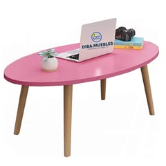 DIBA MUEBLES - Mesa De Centro Afra Rosado