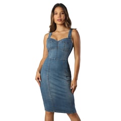 FORDAN JEANS - Vestido Algodón Mujer