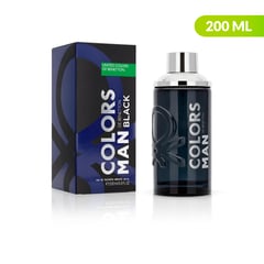 BENETTON - Colors Black Man Eau De Toilette 200 ml