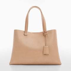 MANGO - Bolso Shopper Doble Compartimento